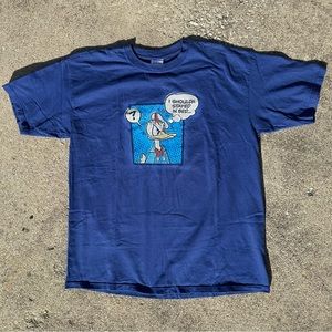 Y2K Disney store Funny Donald Duck Grumpy Humor Vintage Graphic tee